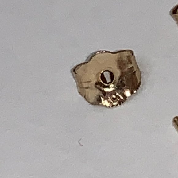 14K 5x3 Oval Natural Ruby Post Earrings - Picture 10 of 12